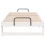VidaXL vidaXL Bed Frame White 90 x 190 cm Solid Pine Wood 5