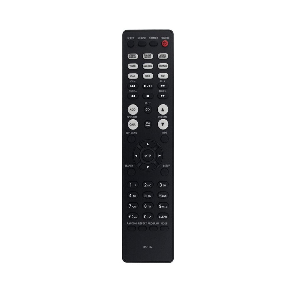 Rc-1174 Replace Remote For Cd Receiver Rcd-N8 Rcd-N7 Rcd-N9 Rcd-N8k Rcd-N10 Rcdn8 Rcdn7 Rcdn9 Rcdn8k Rcdn10 6034163736371