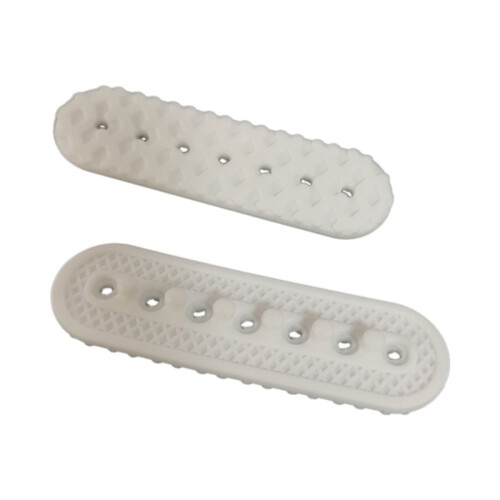 2Pack Hat Extender, 3D Printed Hat Size Extension Accessories, Holes Adjustable Cap Half Size Extender White