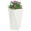 VidaXL vidaXL Planter 2 pcs White 40 x 40 x 75 cm Steel 3