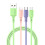 Liquid one-to-three data cable three-in-one mobile phone charging cable suitable for Apple type-c Android USB fast charging cable_M 1
