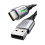 Mobile phone fast charging data cable LED lighted USB charging cable suitable for Apple Samsung Huawei_M 1