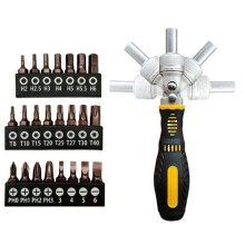 Dual Way Ratcheting Screwdriver Set Magnetic Multi-Function Hand Repair Tool for Home Appliance Furniture