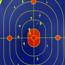 10Pcs 12X18Inch Training Target Stickers Self Adhesive Fluorescent Archery Practice Darts Papers Hunting Target
