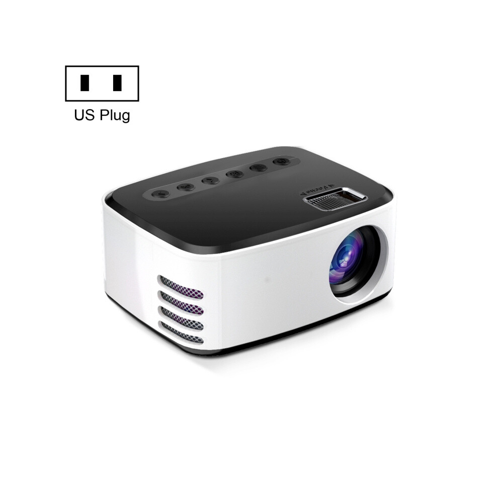 T20 320X240 400-Lumen Portable Led Projector Compatible Home Use, Screen Mirroring Version, Us Standard ( And White) :Us Plug, Same Screen V Sur Black/White 9072918025247