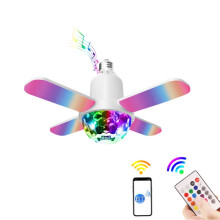 Ly-002 24W Mini Bluetooth RGB-Beleuchtung, faltbar, mit Musikfunktion (Zauberkugel-Licht): Magisches Licht-Überraschungsgeschenk
