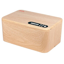 Intelligente Aufbewahrungsbox mit Zeitschaltuhr und selbstregulierendem Schloss, kompatibel mit Mobiltelefonen (Holzoptik): Überraschungsgeschenk in