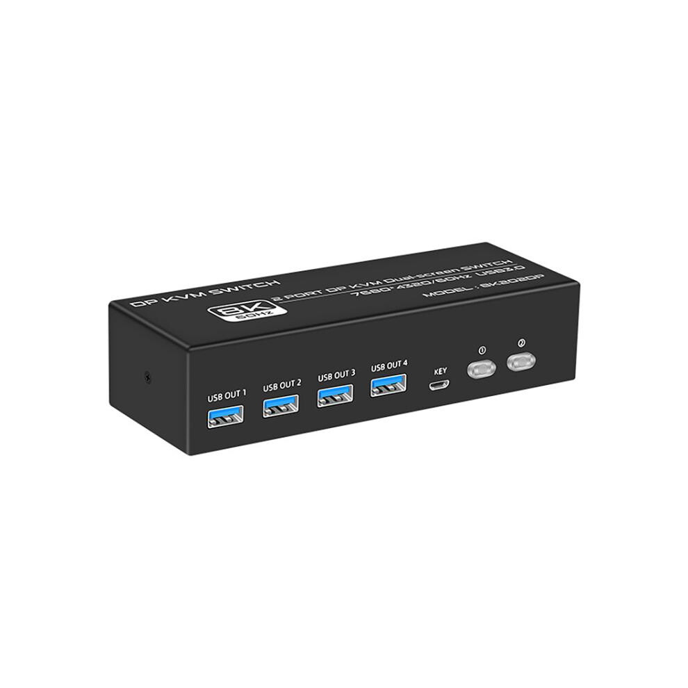 Fjgear Fj-8K202dp 8K 60Hz Dp Display Kvm Switch (Us Standard) :Fj-8K202dp, Us Plug Surprise Gift 9072918025575