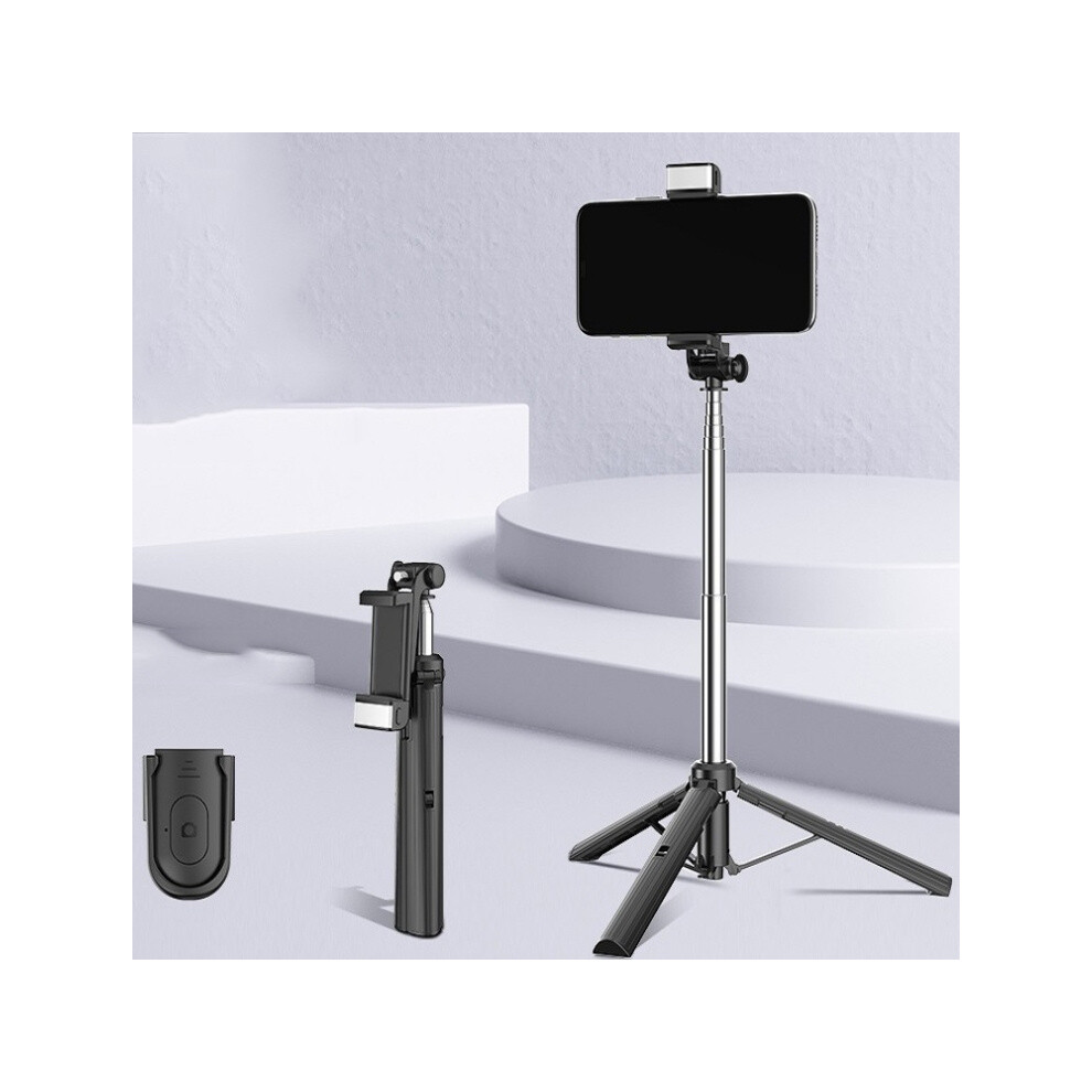 Cyke Folding Telescopic Mobile Phone Live Streaming Tripod, Specifications: A31e-1.1 Meters (With ) :A31e-1.1M (With ) Surprise Gift Light 9072918026121