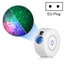 Wifi Graffiti Smart Round Starry Sky Projector Lamp Home Theater Ambient Light (European Standard) :EU Plug Surprise Gift