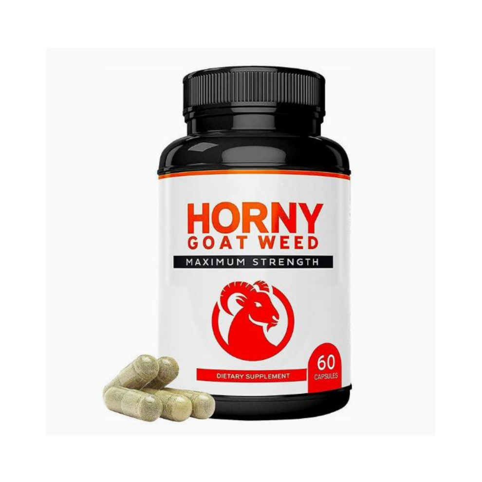 (60 Count (Pack of 2)) Goat Weed Complex Capsules with Maca, Tongkat Ali, Ginseng & Tribulus, Natural Energy & Vitality Support