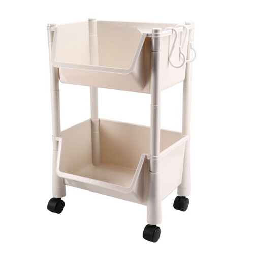 Movable Bookshelf Storage Rack Children'S Toy Storage Rack Multi-Layer Household Trolley A