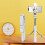 XT02S Mini Bluetooth Live-Streaming Stativ Selfie-Stick (Weiß): XT02S Überraschungsgeschenk 1