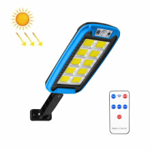 Tg-Ty07707 10-Square Grid 240Cob Solar-Powered Outdoor Waterproof Wall Light With Human Body Induction, Courtyard Light, Fence Lighting, Street Light