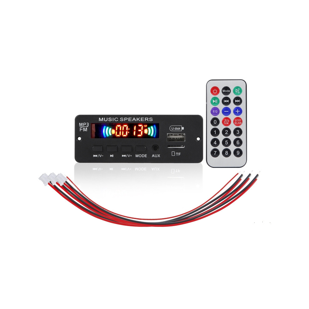 Jx-808Bt Car 12V Mp3 Decoder Board With Bluetooth/Compatible Remote Control/Recording :Jx-808Bt Surprise Gift 9072918029528