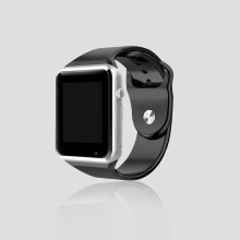 A1 Bluetooth Smartwatch met ondersteuning voor bellen, muziek, fotografie, simkaart en TF-kaart (zilver). :zilverkleurig verrassingscadeau