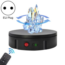 22Cm Compatible Remote Control Usb Rechargeable Turntable Display Stand, 50Kg Load Capacity, Built-In Battery, Plug Specification: European Standard