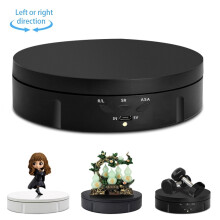 14.6Cm Usb Electric Rotating Display Stand Compatible Photography And Video Shooting, 10Kg Load Capacity (Black) :14.6cm Surprise Gift