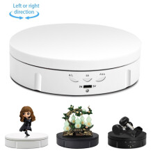14.6Cm Usb Electric Rotating Display Stand Compatible Photography And Video Shooting, 10Kg Load Capacity (White) :14.6cm Surprise Gift