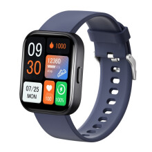 Runmefit Gts6 Calling Watch With Stress Meter InCompatiblemation Notification, Heart Rate/Blood Pressure/Body Temperature All-Metal Frame (Blue) Gift