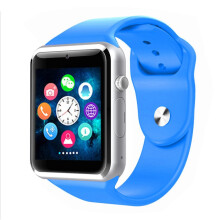 De A1 Bluetooth-smartwatch ondersteunt bellen, muziek, fotografie, simkaarten en TF-kaarten (kleur: blauw). :blauw Verrassingscadeau