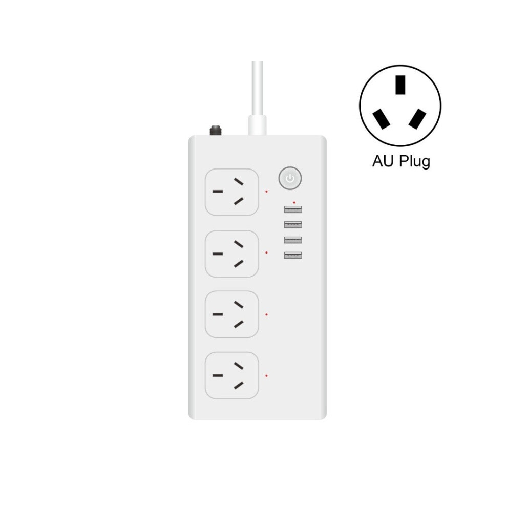 Home/Office Wi-Fi Power Strip With Compatible Remote Control Via Mobile Phone, Timer, And Voice Control. Cable Length: 1.5M (Australian Standard). Gi 9072918031651