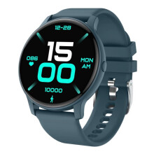 Bluetooth Calling Smartwatch With Multi-Functional Heart Rate And Blood Pressure Monitoring (Blue) :blue Surprise Gift