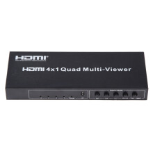 Conmutador de vídeo HDMI de cuatro canales de alta definición con 4 entradas y 1 salida, estándar australiano: 4 x 1, enchufe AU. Regalo sorpresa.