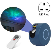 Starry Sky Projector Light With Compatible Remote Control, Led Seven-Color Laser Night Light, Uk Standard Plug (Gray-Blue) :Gray Blue+UK Plug Surpris