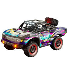 Jjr/C C8820 1:18 4WD Carbon Brush Short Truck Fuoristrada Compatibile Auto Telecomandata (Viola) : Regalo a Sorpresa Viola