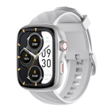 The Gts10 1.95-Inch Amoled Screen Smartwatch Supports Heart Rate Monitoring (Silver). :silvery Surprise Gift