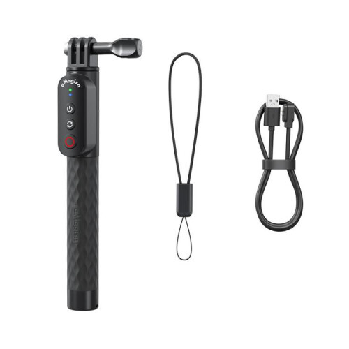 Amai Action Camera/Phone Selfie Stick With Bluetooth 5.1 Compatible Remote Control, 1-Meter Long Extension, Specifications: Three-Claw Model :Cla Sur