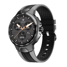 Microcarved E15 1.28-Inch Smart Heart Rate Monitoring Touchscreen Watch (Silver Gray) :Silver Gray Surprise Gift