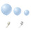 BalõEs Azuis 84 PçS BalõEs Azul Claro Garland Arch Kit 5 Polegadas + 12 Polegadas + 18 Polegadas BalõEs Azuis Pastel 1
