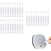 (3 Set, -) Cepillo limpieza ducha antical para agujeros pequeños set limpiador baño multiuso