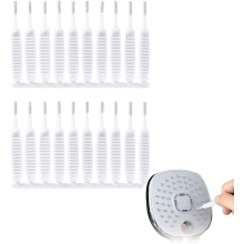(2 Set, -) Cepillo limpieza ducha antical para agujeros pequeños set limpiador baño multiuso