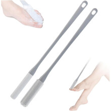 (Grey, 1 set) Cepillo limpieza pies mango largo esponja ducha cerdas suaves hombres mujeres mayores