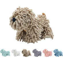 (Tawny, Dog) Serviette Main Chiot Peluche, Boule Serviette Microfibre Ultra Douce, Design Chien avec Boucle