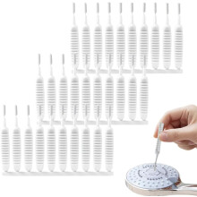 (30pcs, -) Cepillo limpieza ducha 10 piezas herramienta antical agujeros pequeños limpiador baño