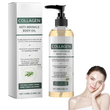 (1 Bottle, -) Collageen liftende bodyolie na douche anti aging hydraterend serum voor vrouw man