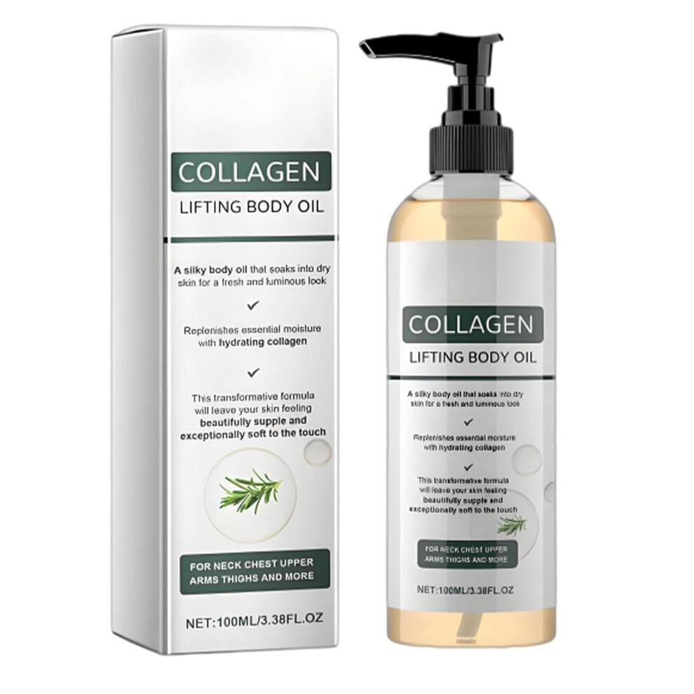 Oimg (1Pc, -) Collagen Magic Body Oil, Firming Moisturising Silk Oil For Face & Body, Lightweight Non-Greasy