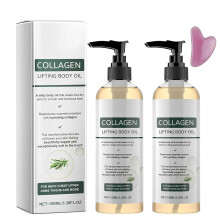 (2Pcs, -) Collageen olie voor versteviging hydraterende huid lichtgewicht vochtinbrengende olie voor gezicht lichaam