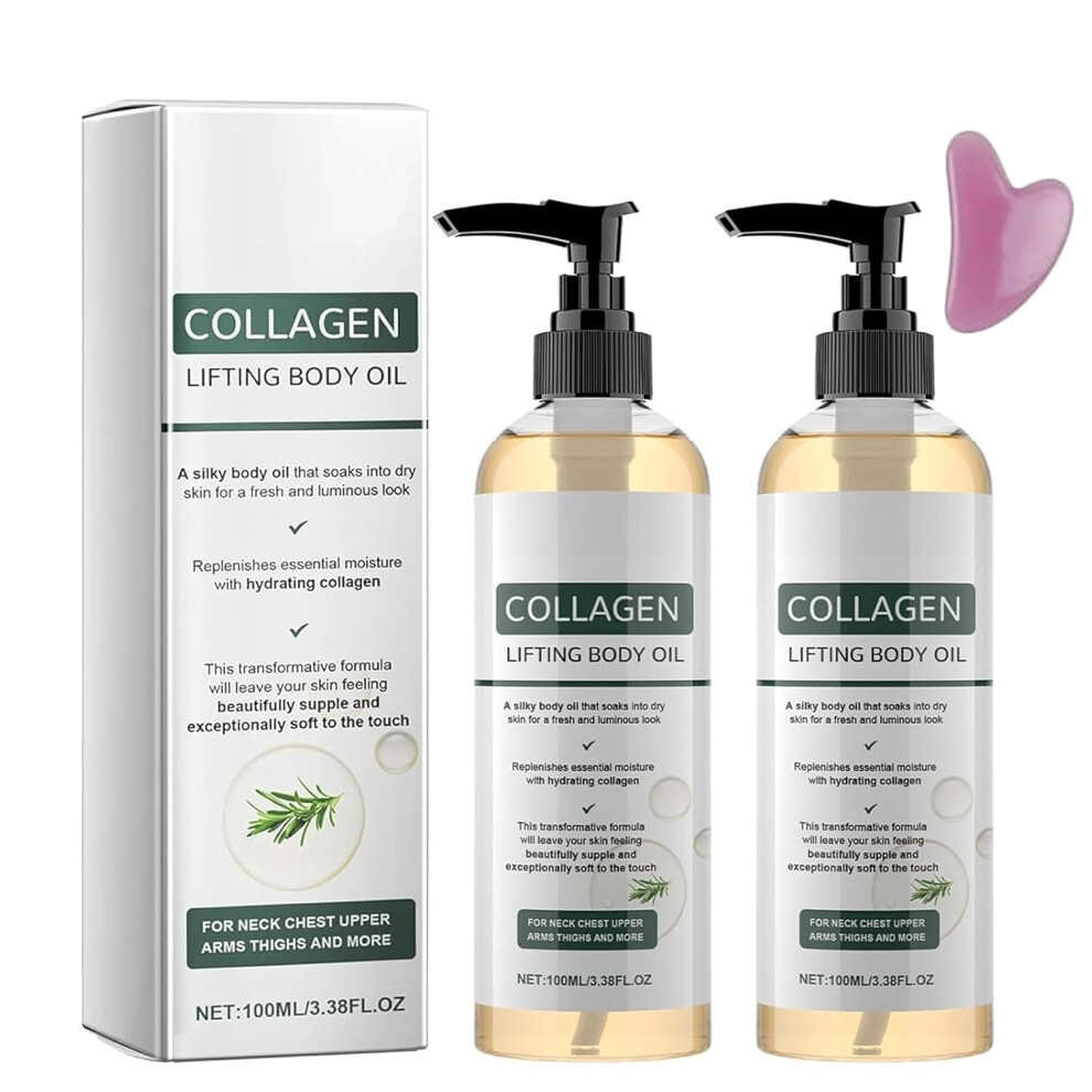 Oimg (2Pcs, -) Collagen Oil For Firming & Hydrating Skin, Lightweight Moisturising Oil For Face & Body