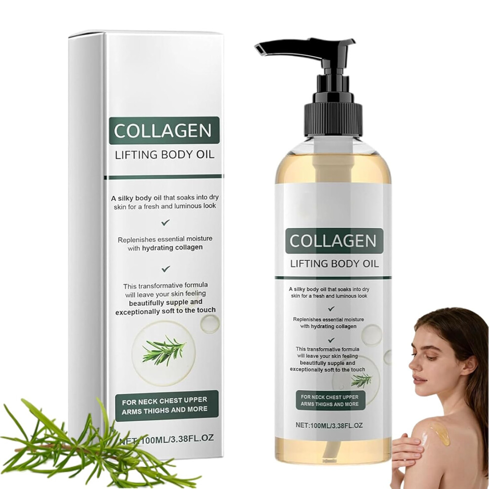 Oimg (1Pcs, -) Collagen Oil For Skin Tightening, Lightweight Fast Absorbing Moisturiser For All Skin Types
