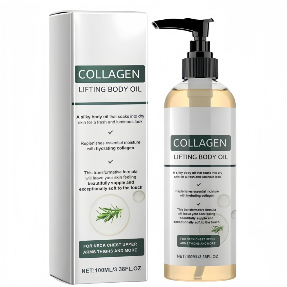 (1PCS, -) Hydrating Collagen Lifting Body Oil, Anti Ageing Firming & Tightening Silk Oil for Dry Skin-image-OPC-PVH5S92-NEW