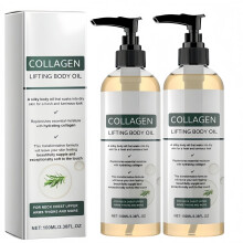 (2PCS, -) Hydraterende collageen liftende bodyolie anti aging verstevigende zijde olie voor droge huid