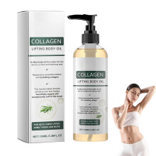 (1 Bottle, -) Collageen liftende bodyolie 2 stuks anti aging hydraterend voor crepey huid alle huidtypen