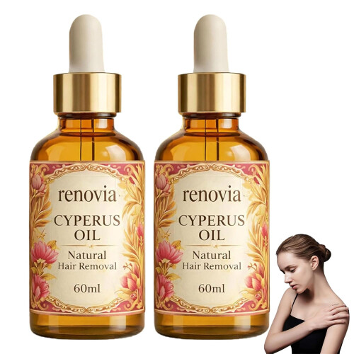 (2pcs, -) Λάδι Cyperus Rotundus για αποτρίχωση 2τμχ, ενυδατικό, φυσικός ορός με μέντα