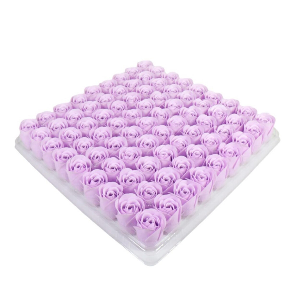 Oimg (L, -) Valentine Gift 81 Pcs Soap Flowers, Bath Rose Petals Floral Scented, Wedding Birthday Decor