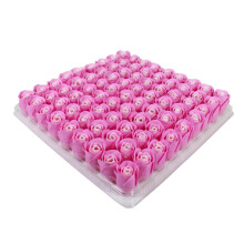 (S, -) Cadeau Saint-Valentin Fleurs Savon 81 PCS, Pétales Rose Bain Parfumé, Déco Mariage Anniversaire